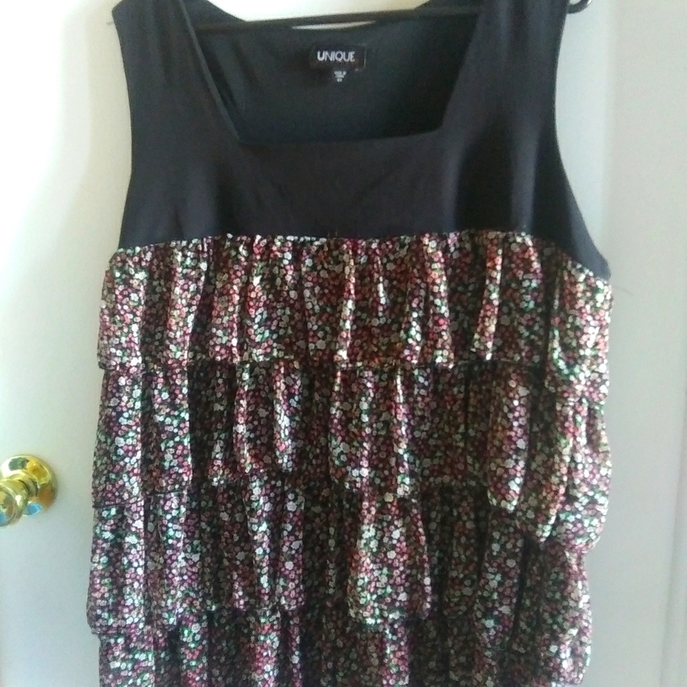 Unique ruffled top